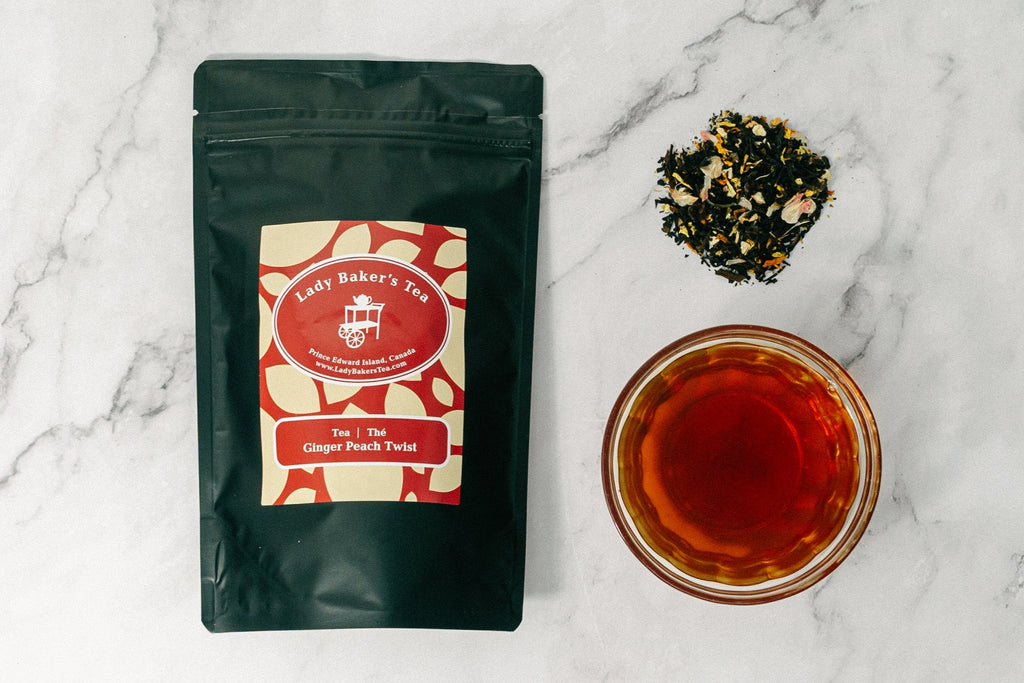 Ginger Peach Twist (Darjeeling) - Lady Baker's Tea