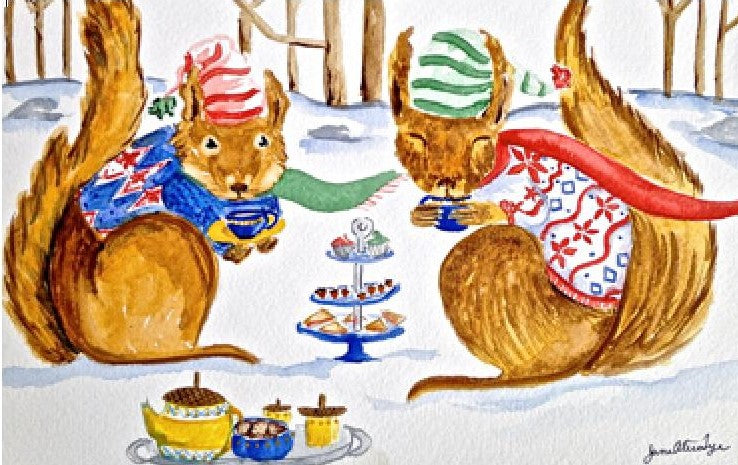Squirrel Tea Party